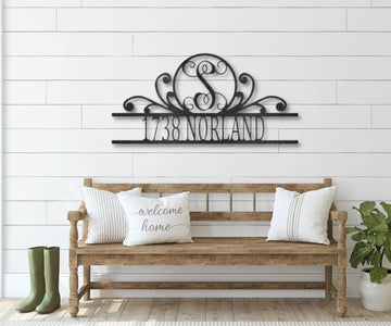 Metal Address Sign - Stylinsoul