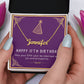 37th Birthday Gift for Her - Birthday Necklace, Gifts For Bestfriend, Sister 37th, 37th Birthday Card, Necklace With Message Card
