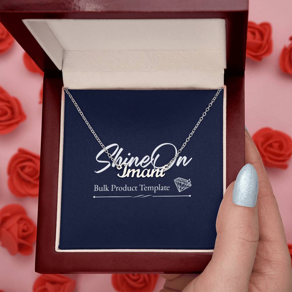 Name Necklace For Birthday