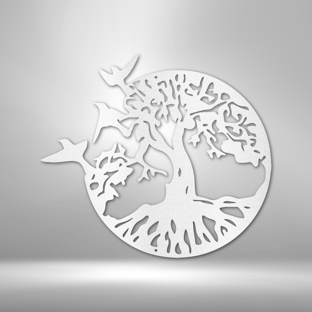 Take Flight Tree - Steel Sign - Stylinsoul