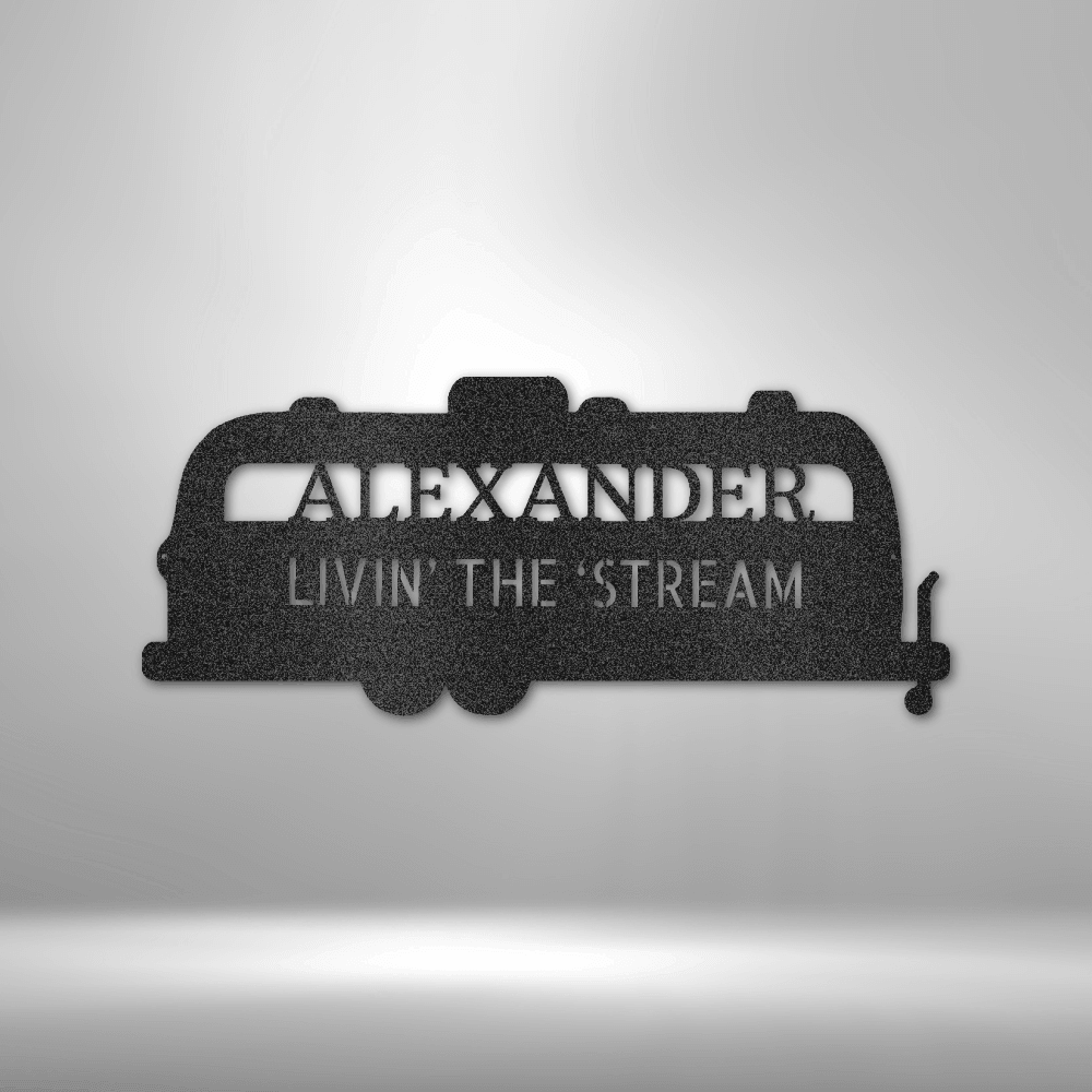 Airstream Monogram - Steel Sign Metal Wall Art Decor - Stylinsoul
