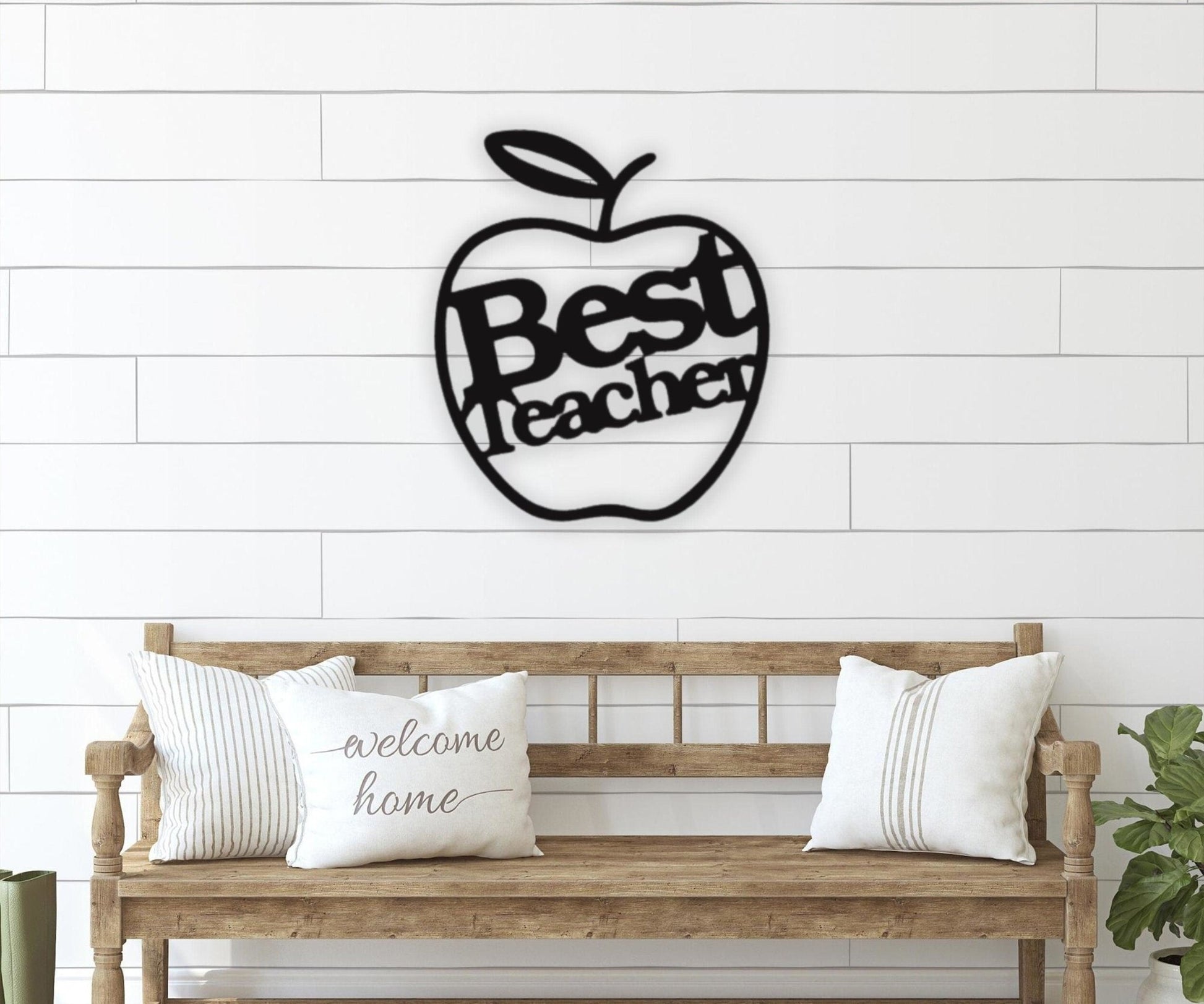 Best Teacher Gift - Metal Wall Sign - Teacher Appreciation Art - Classroom Decor - Stylinsoul