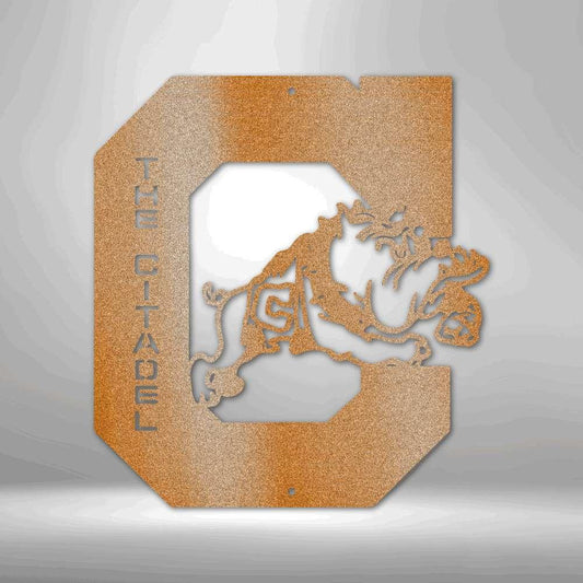 Citadel Bulldog Steel Sign - Custom Metal Wall Art for Dog Lovers - Stylinsoul