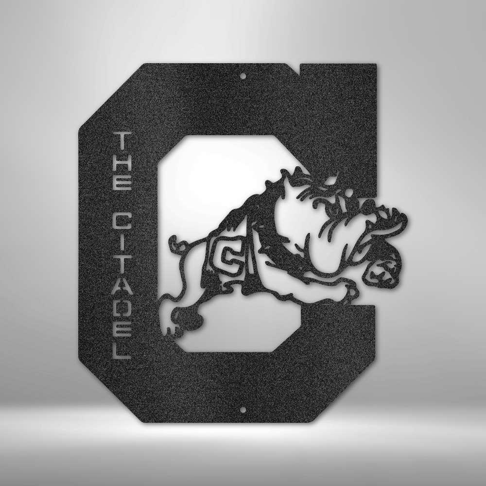 Citadel Bulldog Steel Sign - Custom Metal Wall Art for Dog Lovers - Stylinsoul