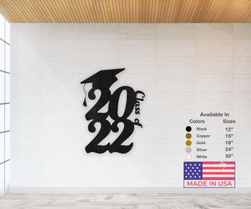 Class of 2022 Graduation Gift - Celebrate the Achievement with a Metal Sign for High School Graduation - Stylinsoul