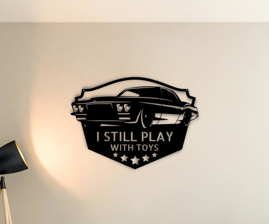 Classic Muscle Car Sign - Car Enthusiast Gift for Garage Wall Decor - Stylinsoul