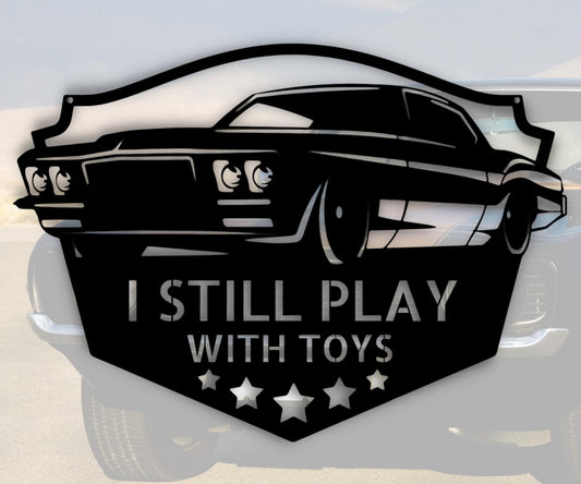 Classic Muscle Car Sign - Car Enthusiast Gift for Garage Wall Decor - Stylinsoul
