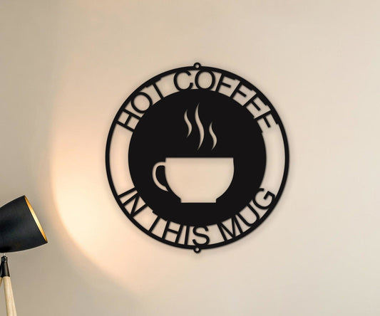 Coffee Bar Metal Sign - Housewarming Gift - Kitchen Wall Decor - New Home Metal Wall Art - Stylinsoul