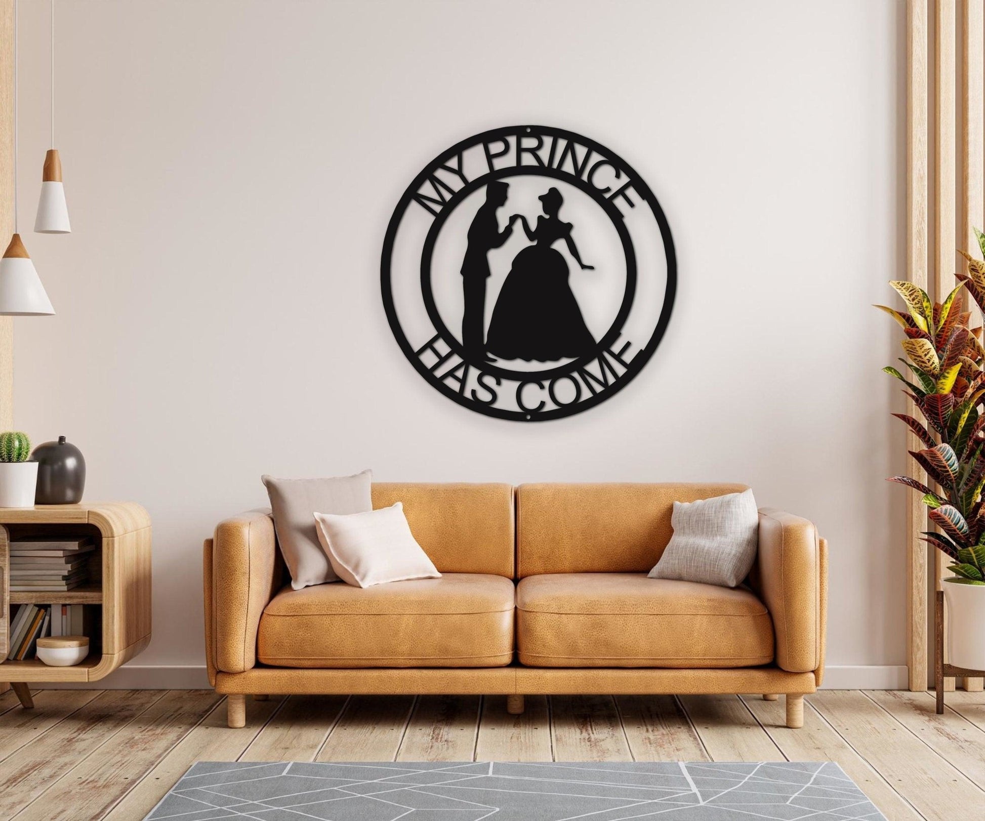 Couples Monogram Sign - Personalized Metal Wall Art for Newly Engaged Couples - Stylinsoul