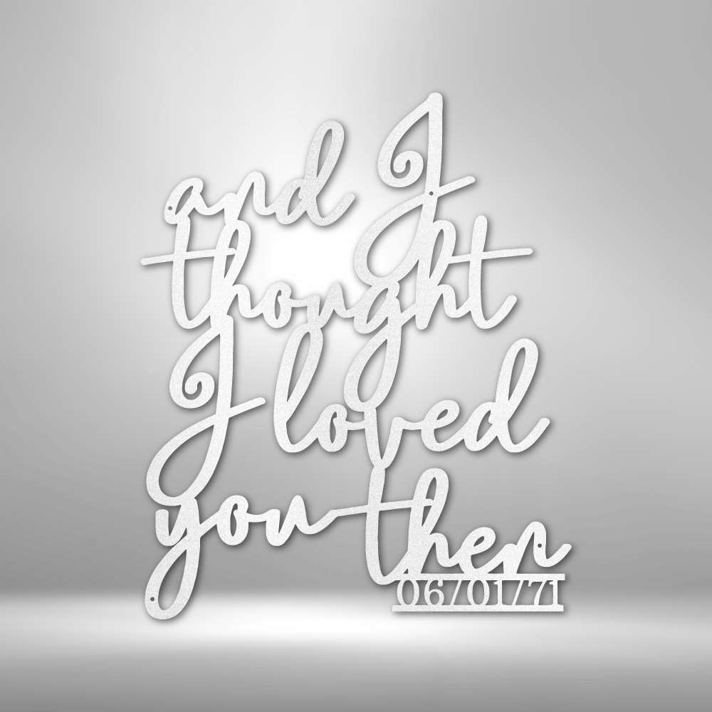 Ever Growing Love Steel Sign - Personalized Metal Wall Art for Romantic Home Decor - Stylinsoul