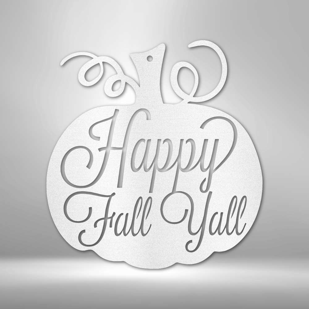 Fall Pumpkin - Rustic Steel Sign for Autumn Decor - Stylinsoul