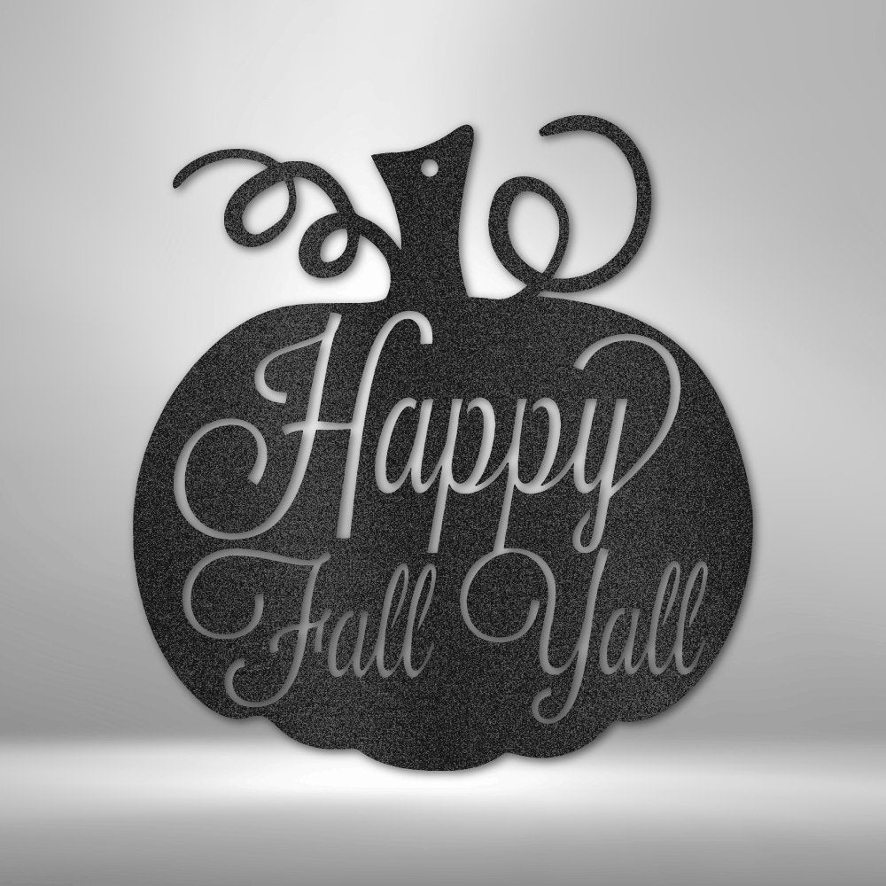 Fall Pumpkin - Rustic Steel Sign for Autumn Decor - Stylinsoul