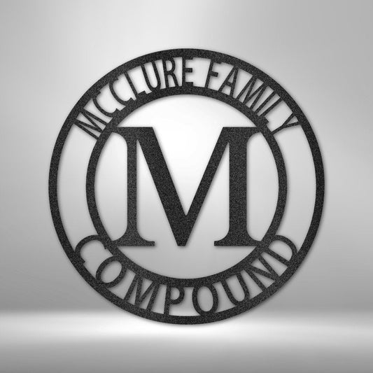 Family Name Sign - Housewarming Gift - Personalized Metal Wall Art for Couples - Stylinsoul