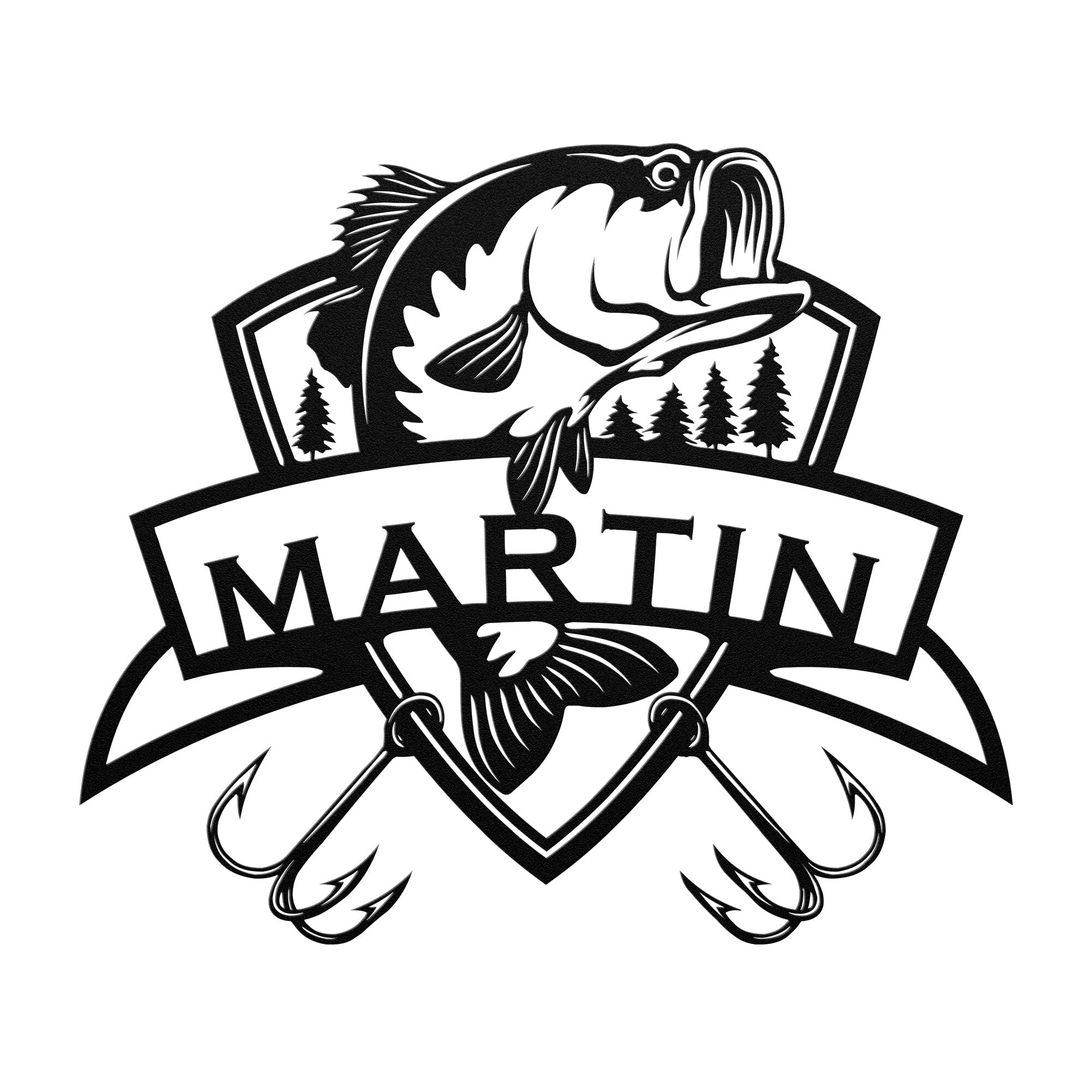 Fishing Gifts For Men - Fishing Metal Wall Art For Dad, Husband Or Him - Stylinsoul