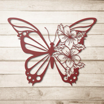 Graceful Butterfly Metal Wall Art: Elegance and Beauty for Your Space - Stylinsoul