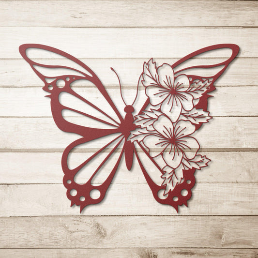 Graceful Butterfly Metal Wall Art: Elegance and Beauty for Your Space - Stylinsoul