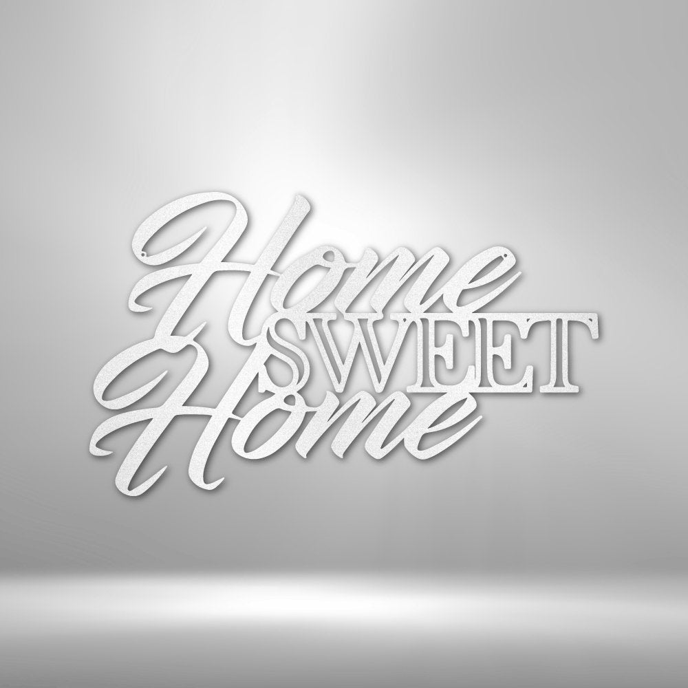 Home Sweet Home - Charming Steel Sign for Warm and Welcoming Spaces - Stylinsoul