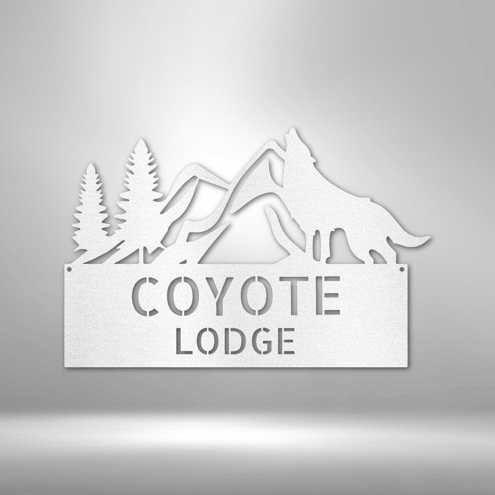 In To The Wild Monogram Steel Sign - Rustic Wall Art for Adventurers - Stylinsoul