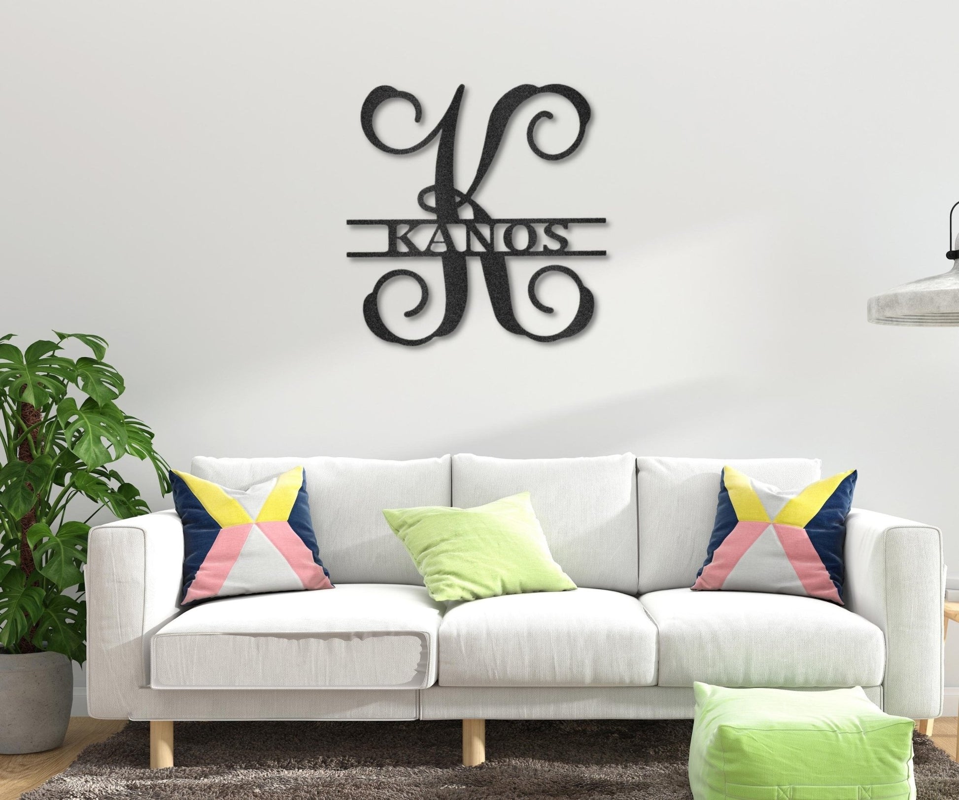 Last Name Sign - Couple Name Sign - Housewarming Gift for Farmhouse Decor - Stylinsoul