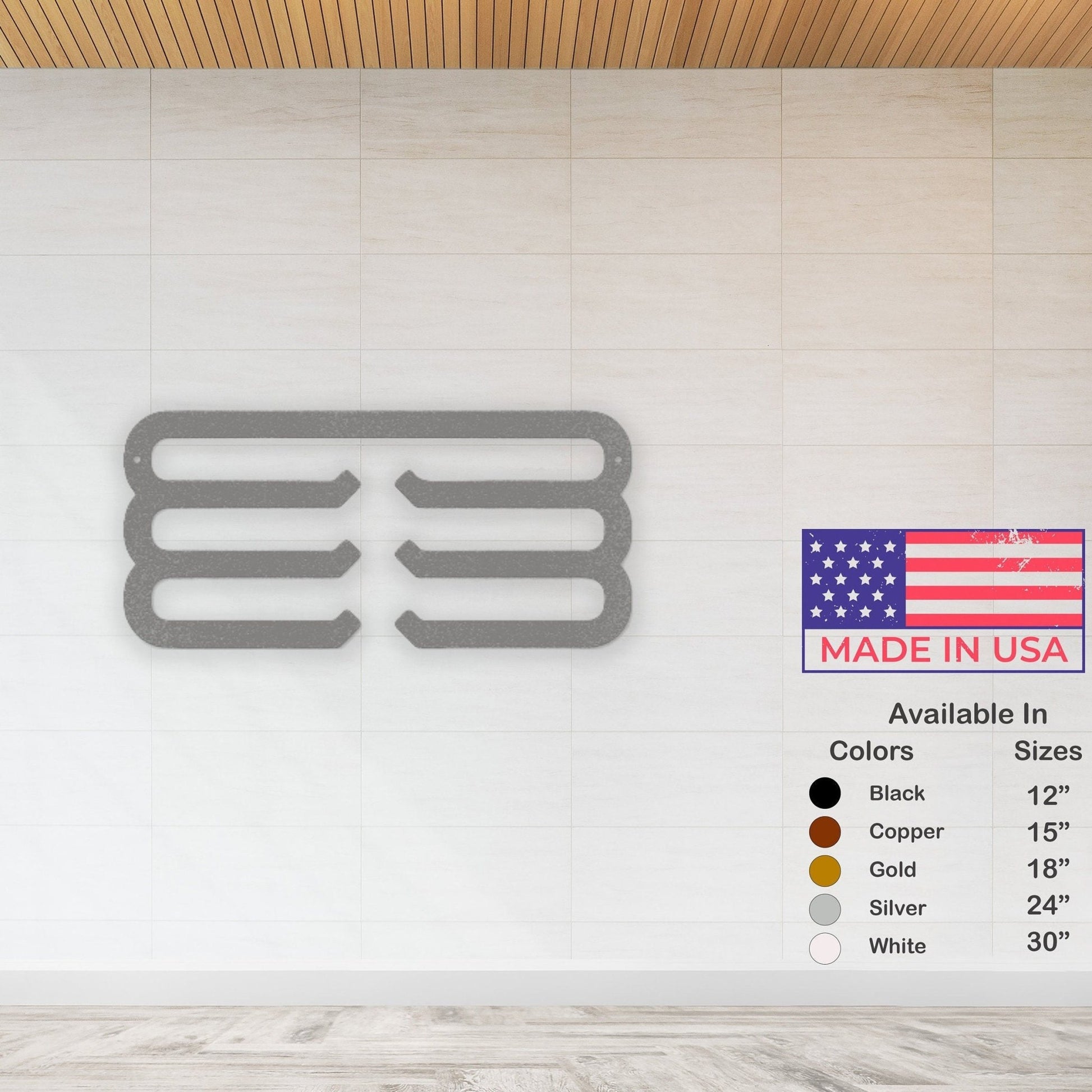 Medal Hanger Metal Sign - Sports Medal Holder Display - Trophy Wall Hanging Holder - Stylinsoul