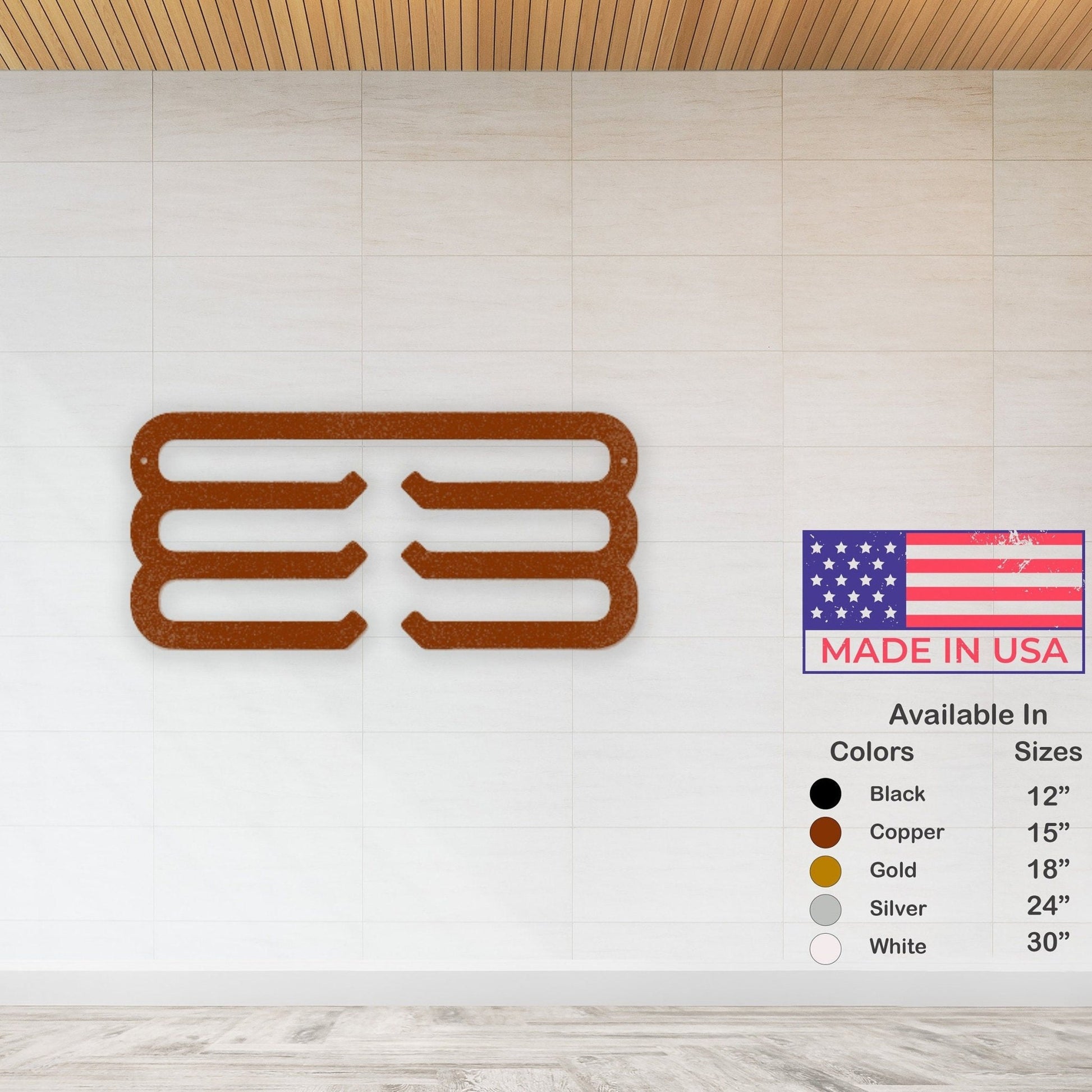 Medal Hanger Metal Sign - Sports Medal Holder Display - Trophy Wall Hanging Holder - Stylinsoul