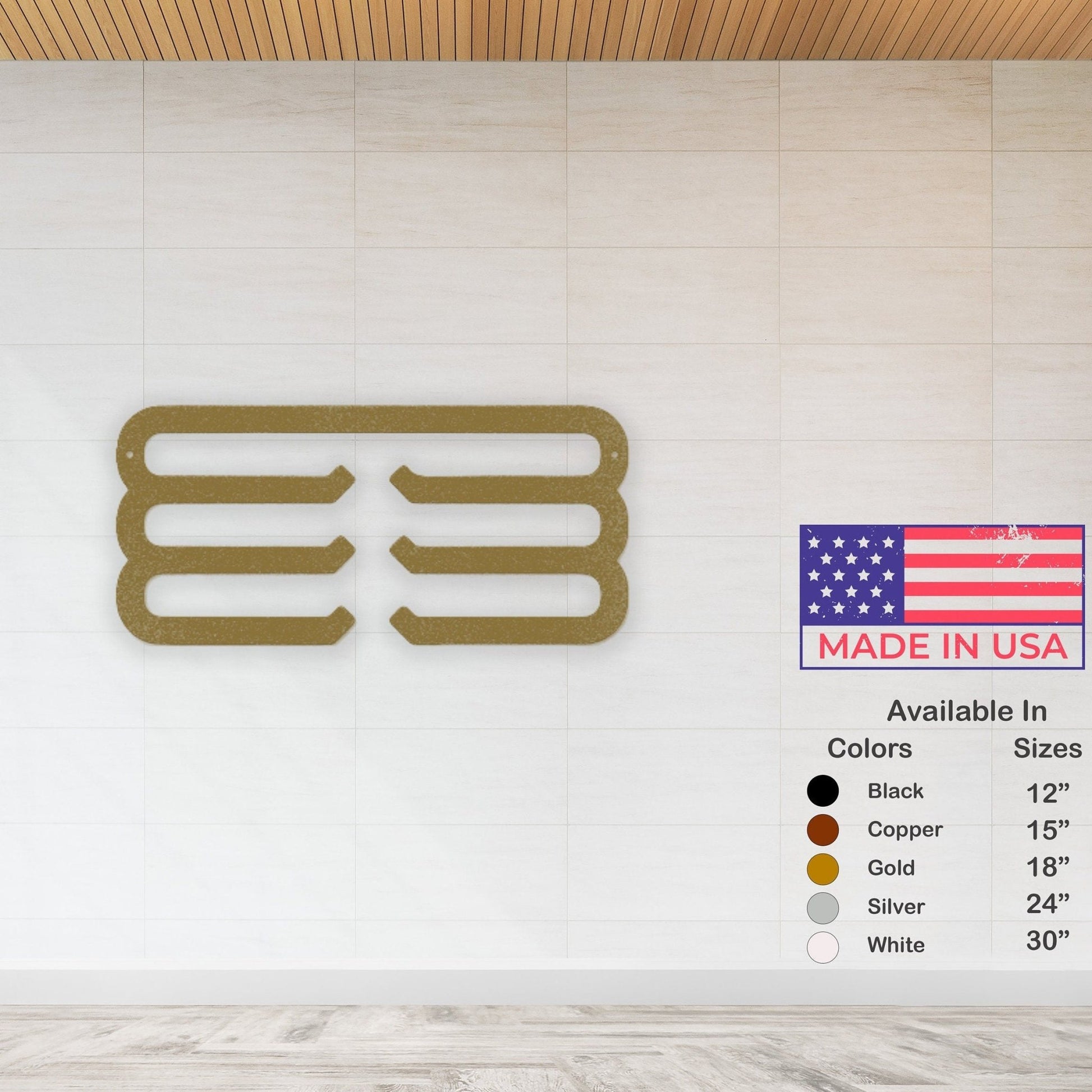 Medal Hanger Metal Sign - Sports Medal Holder Display - Trophy Wall Hanging Holder - Stylinsoul