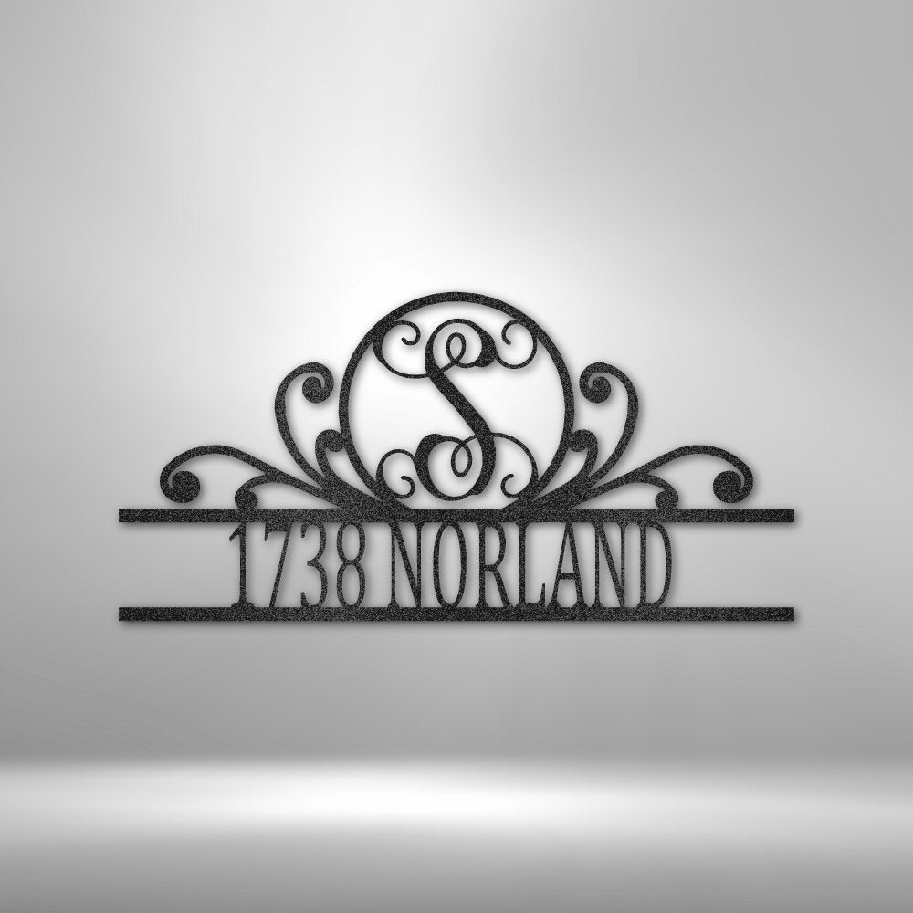 Metal Address Sign - House Number Sign - Personalized Metal Wall Art for Housewarming - Stylinsoul