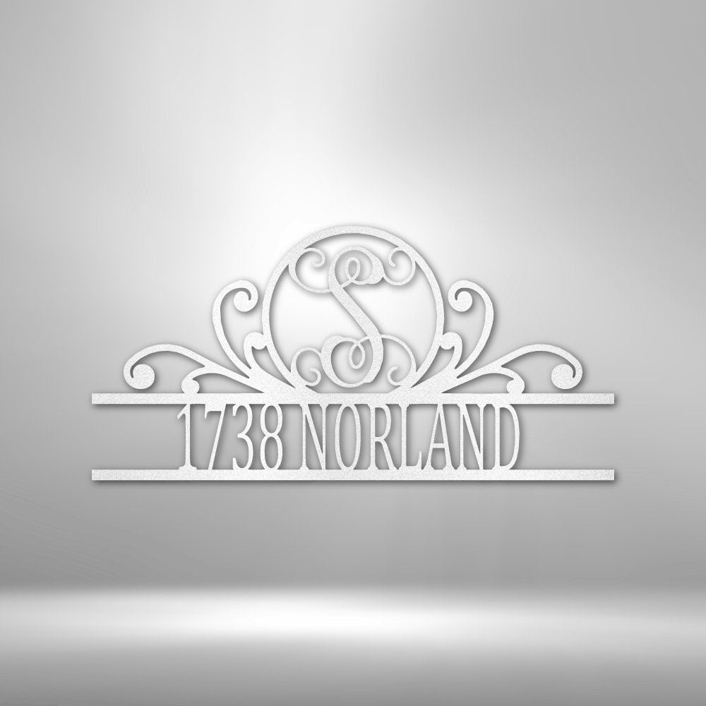 Metal Address Sign - House Number Sign - Personalized Metal Wall Art for Housewarming - Stylinsoul