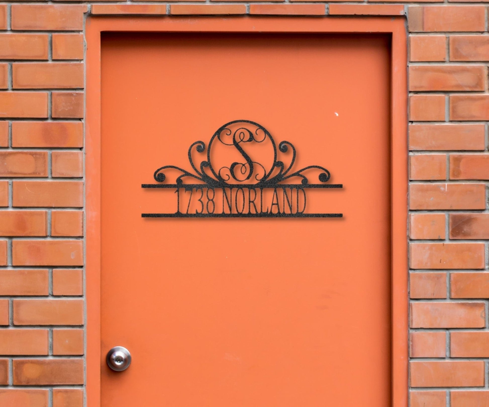 Metal Address Sign - House Number Sign - Personalized Metal Wall Art for Housewarming - Stylinsoul