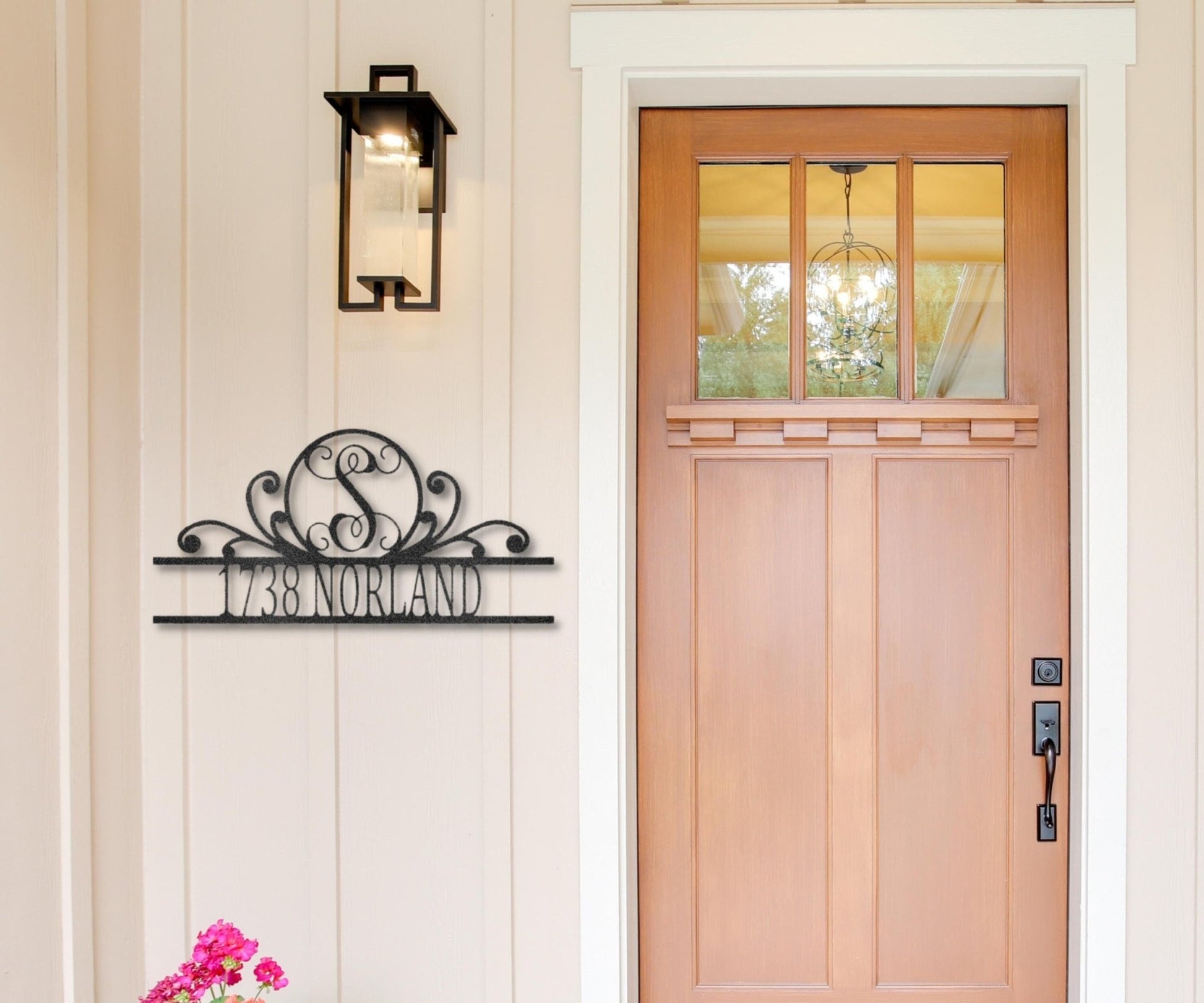 Metal Address Sign - House Number Sign - Personalized Metal Wall Art for Housewarming - Stylinsoul