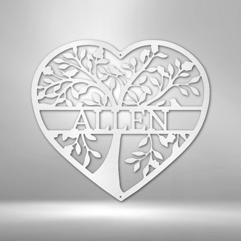 Metal Tree Wall Art - Family Metal Wall Sign - Personalized Family Gift for Home Decor - Stylinsoul