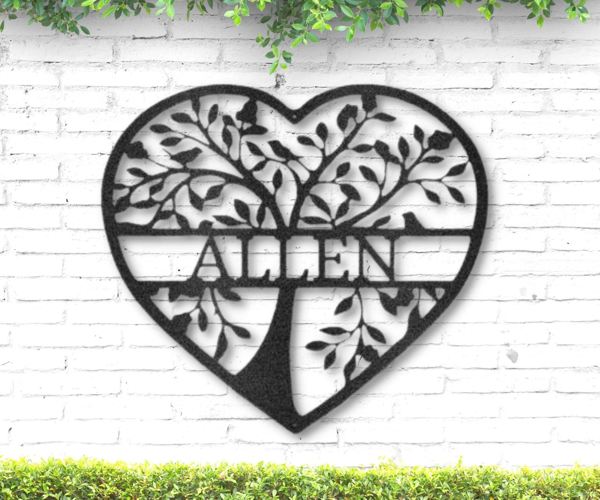 Metal Tree Wall Art - Family Metal Wall Sign - Personalized Family Gift for Home Decor - Stylinsoul