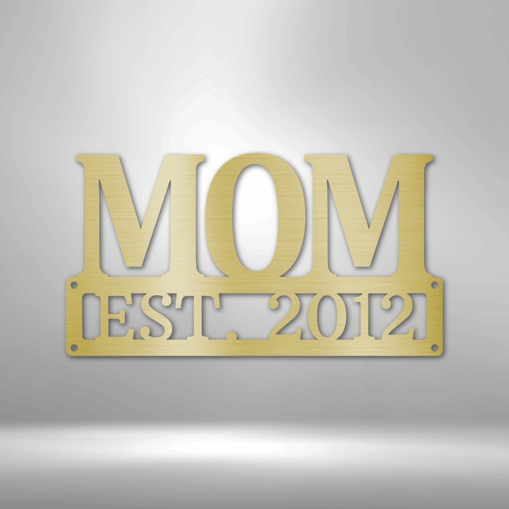 Mother's Day Plaque Steel Sign - Heartwarming Gift for Mom - Stylinsoul