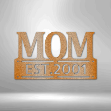 Mother's Day Plaque Steel Sign - Personalized Metal Wall Art for Mother's Day Gift - Stylinsoul
