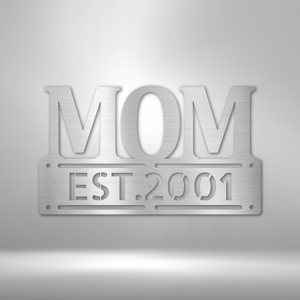 Mother's Day Plaque Steel Sign - Personalized Metal Wall Art for Mother's Day Gift - Stylinsoul