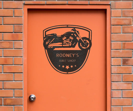 Motorcycle Metal Sign - Biker Garage Sign - Gift For Dad - Mancave Decor - Stylinsoul