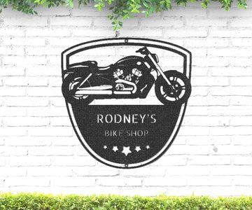 Motorcycle Metal Sign - Biker Garage Sign - Gift For Dad - Mancave Decor - Stylinsoul