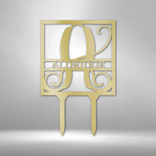 Personalized Metal Yard Address Sign - Outdoor Garden Stake Sign for Garden Decor - Stylinsoul