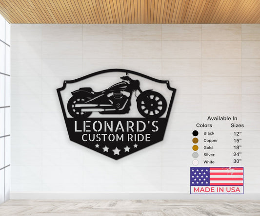 Personalized Sign For Garage - Mechanic Sign - Motorcycle Garage Shop Gift - Stylinsoul