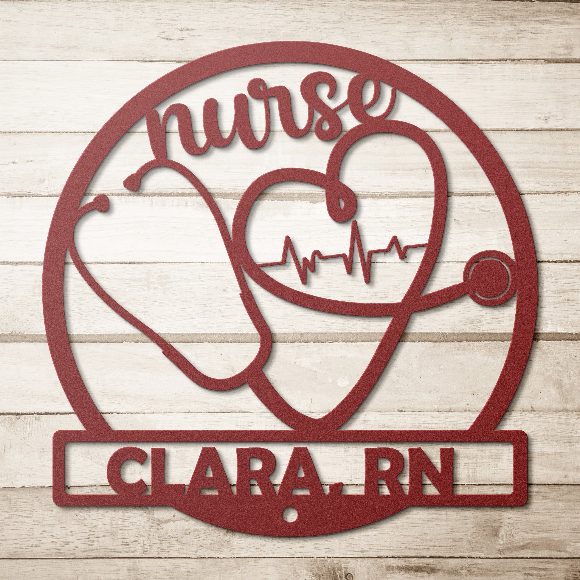 RN Gifts For Women Personalized Sign - Customizable Nurse Wall Art - Unique Gift for Registered Nurses - Stylinsoul