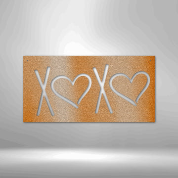XOXO Steel Sign - Express Your Love with Stylish Wall Art - Stylinsoul